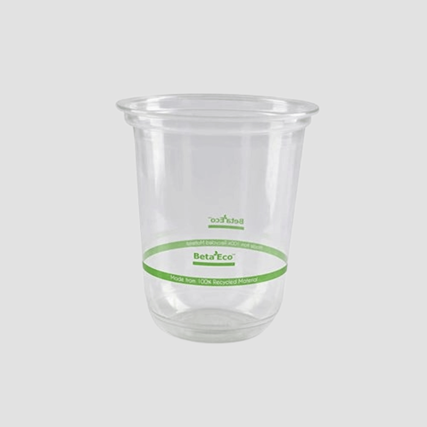 BetaEco UShape RPET Green Line Cup - Sigma Supply