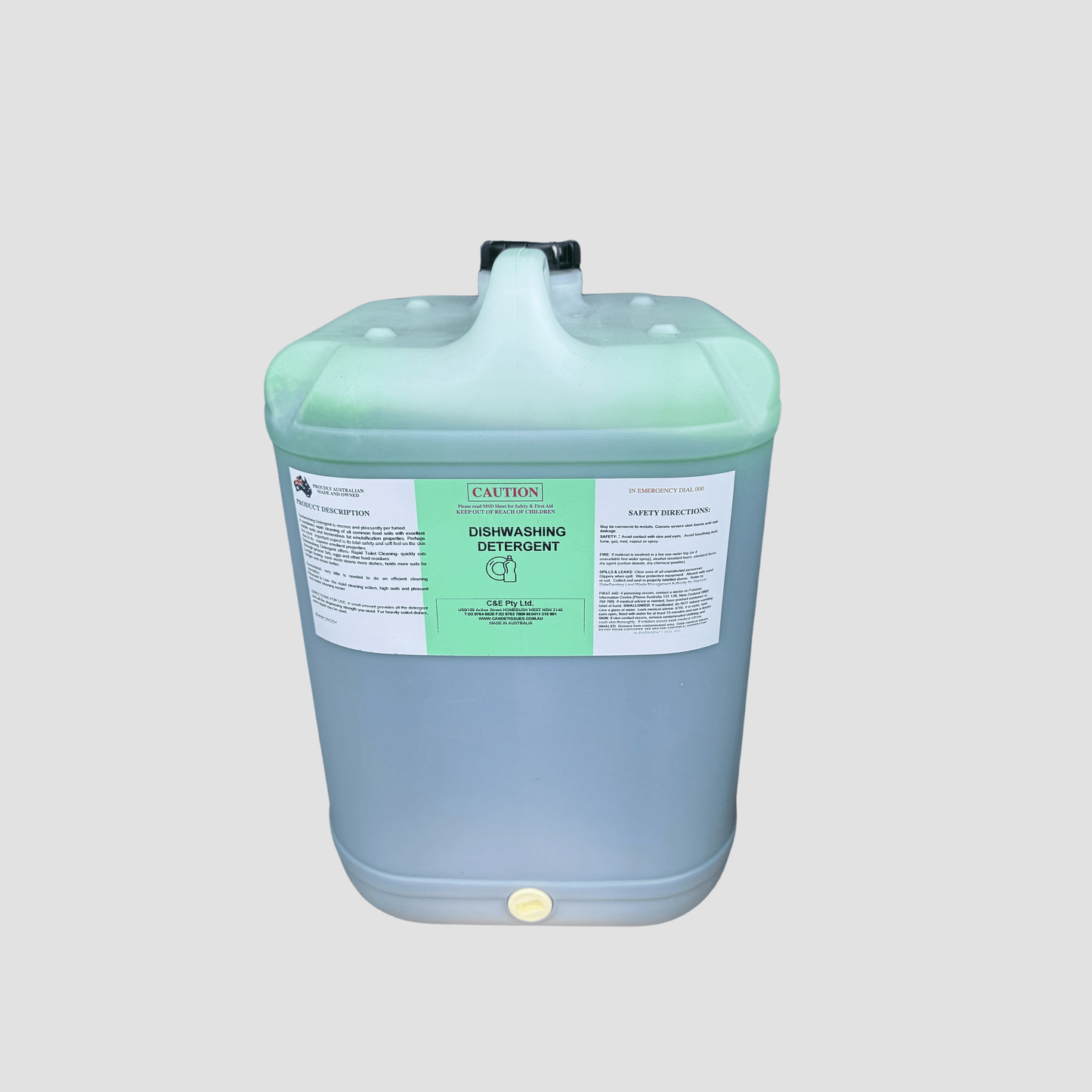 Dishwashing Liquid 25L Medium Strength - Sigma Supply