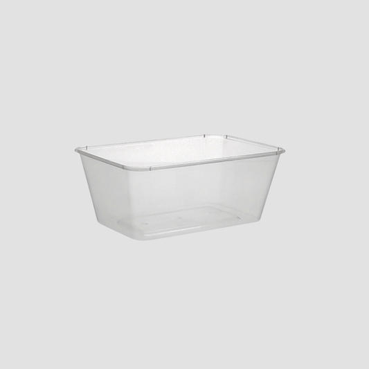 TLT 1000ml Rectangular Container Base Clear - Sigma Supply