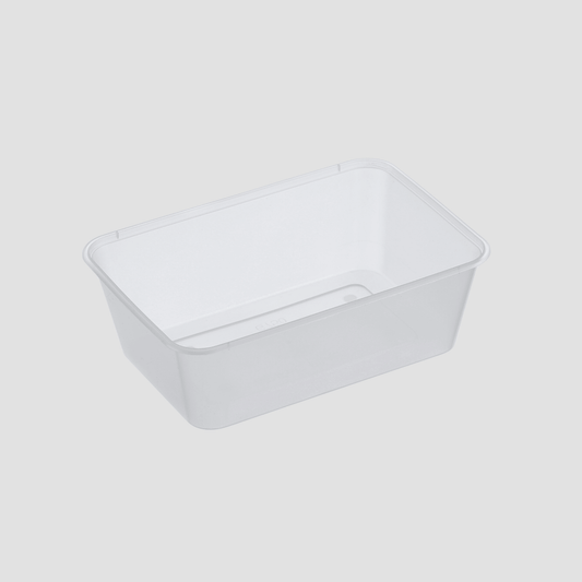 TLT 750ml Rectangular Container Base Clear - Sigma Supply