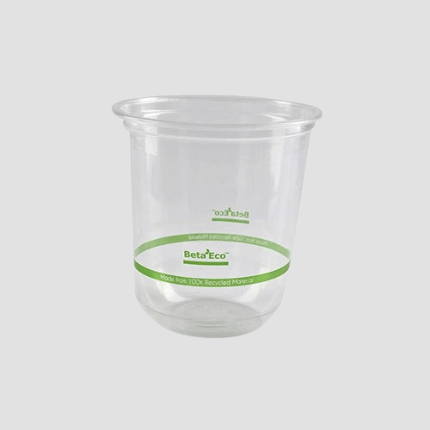 BetaEco UShape RPET Green Line Cup - Sigma Supply