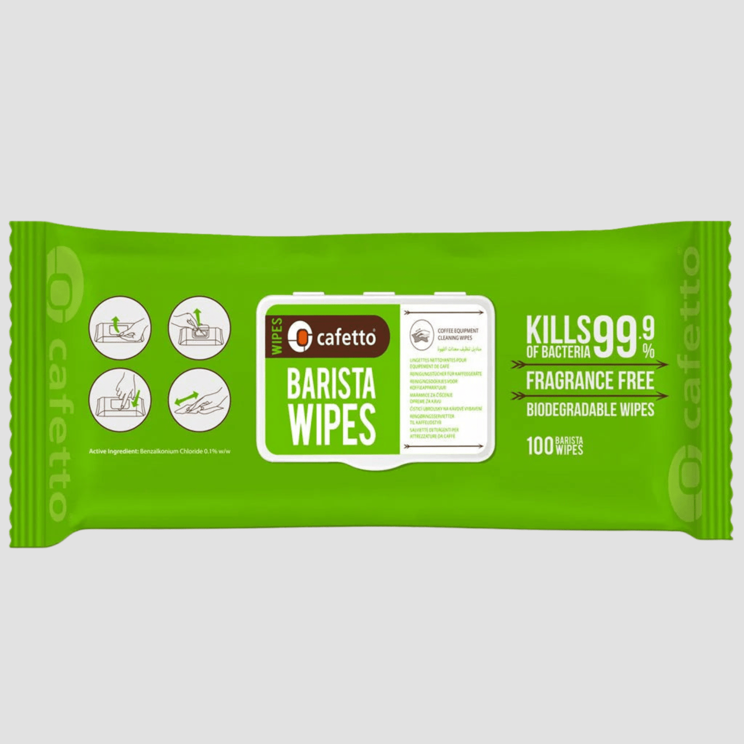 Cafetto Barista Wipes - Sigma Supply