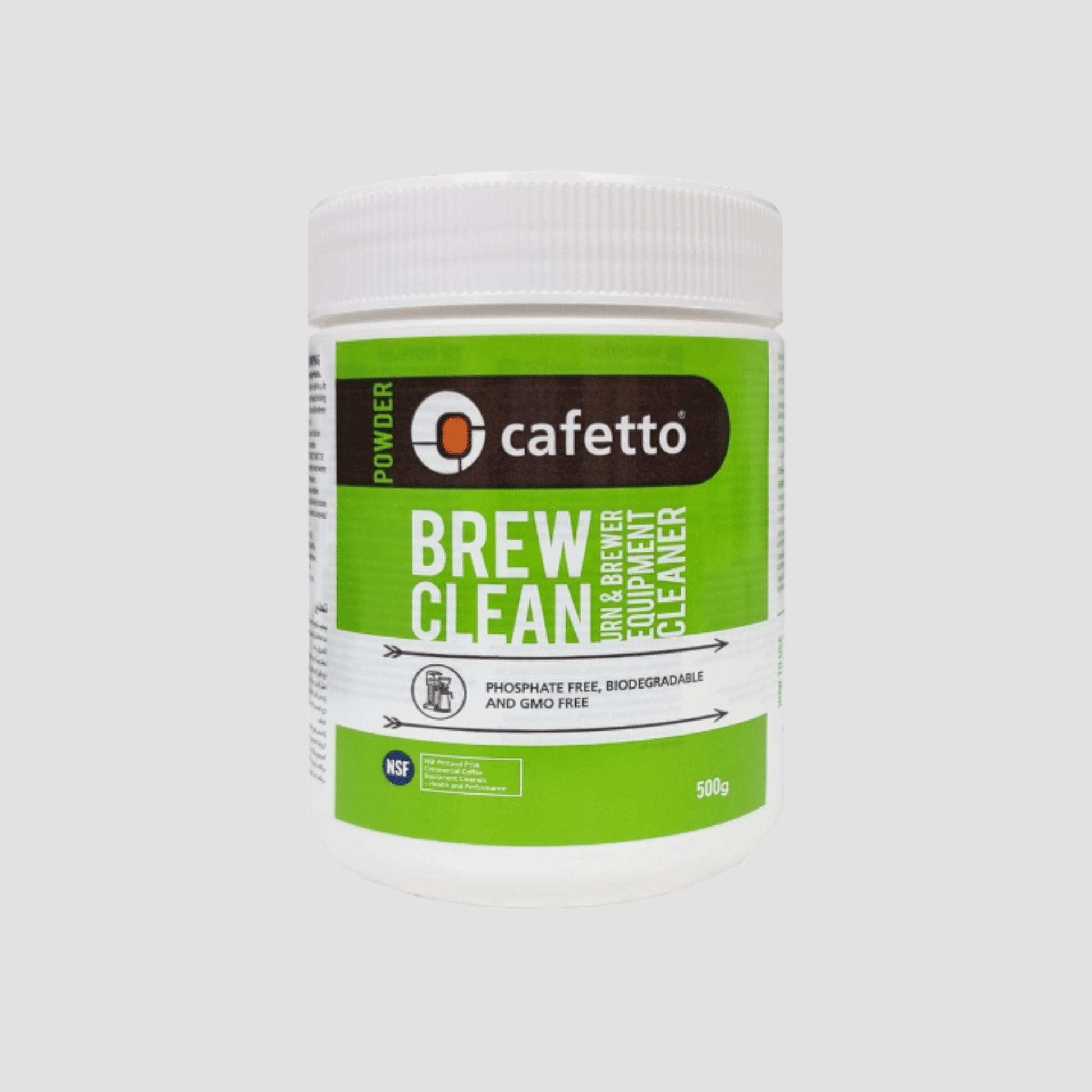 Cafetto Brew Clean Powder 500g Jar - Sigma Supply