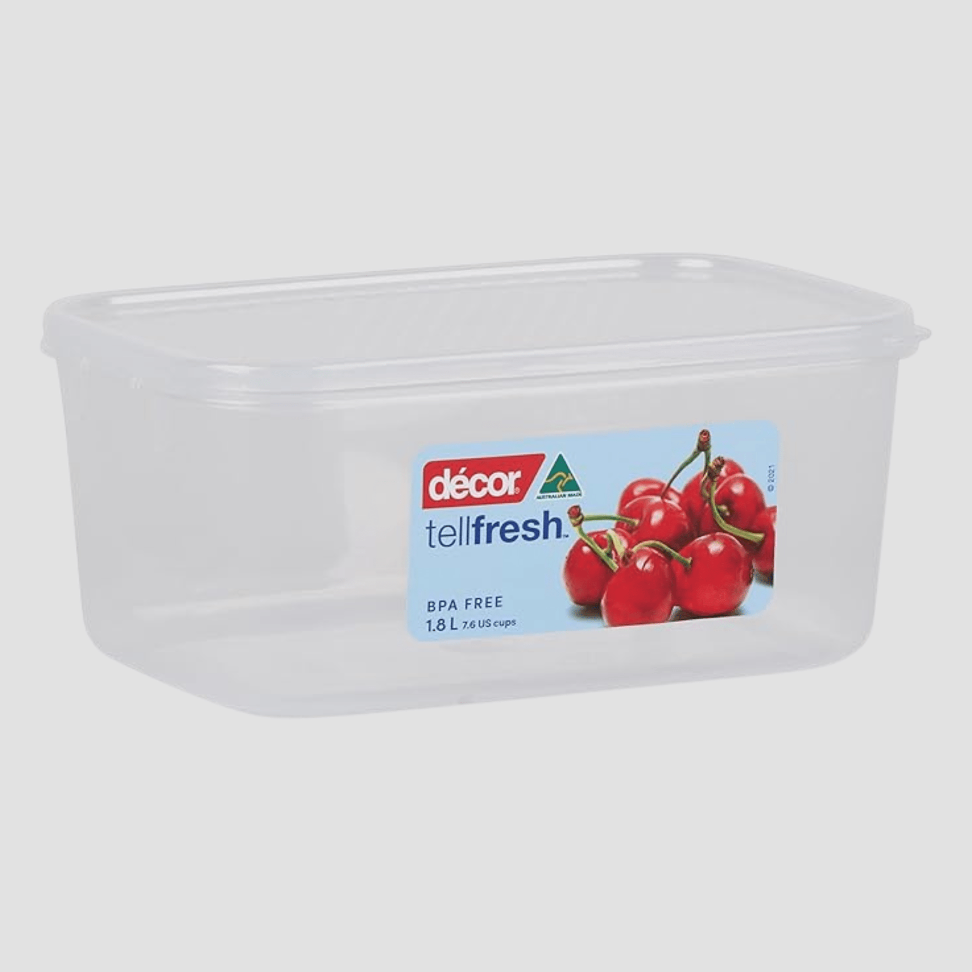 Decor Tellfresh Oblong 1.8L Container - Sigma Supply