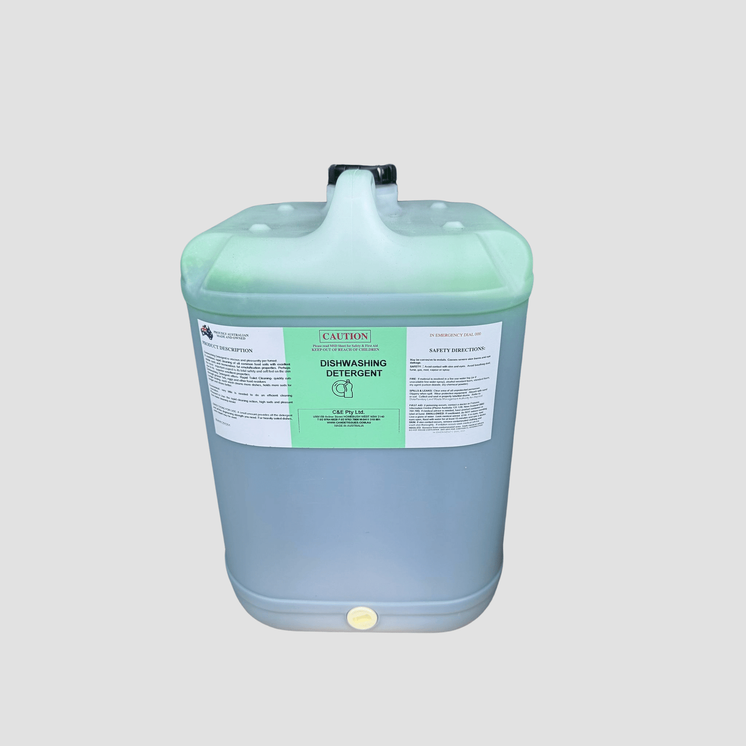 Dishwashing Liquid 25L Medium Strength - Sigma Supply