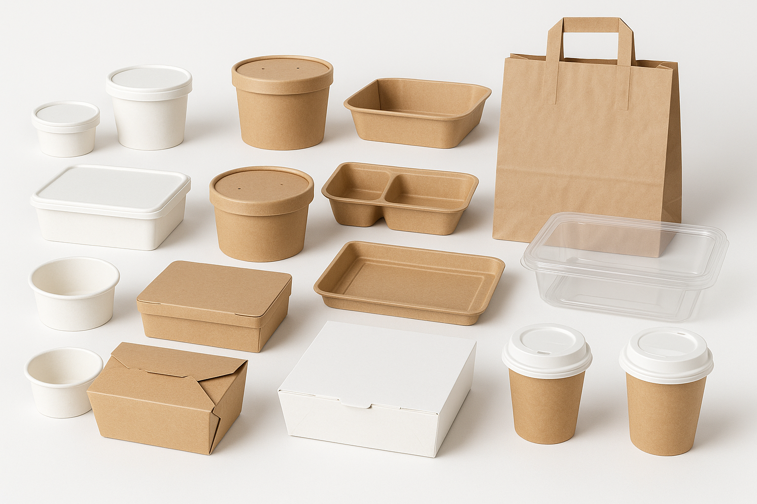 range of takeaway containers